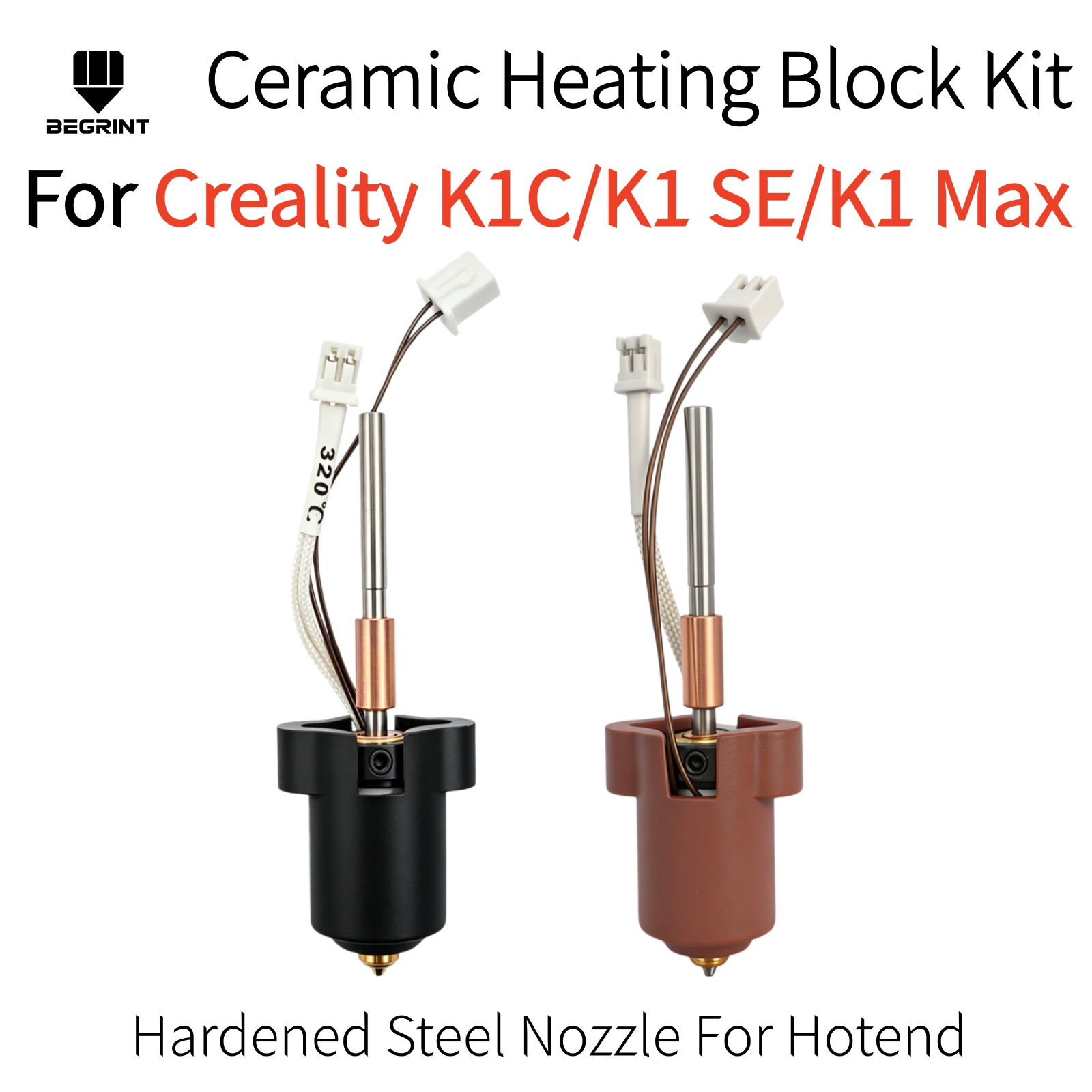 High Flow Ceramic Hotend - Kit Hotend para Creality K1C K1