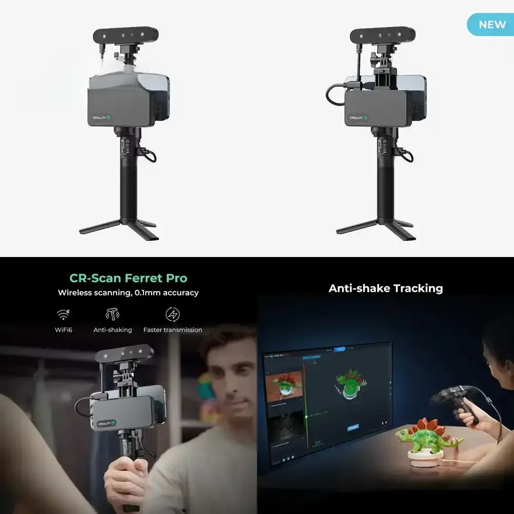 Handheld 3D Scanner High Precision - Scanner 3D profissional para equipamentos de